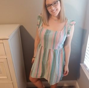 Crystal Doll Striped Dress